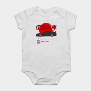 Street Tuner Black Supra mk4 Baby Bodysuit